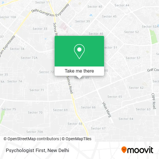 Psychologist First map