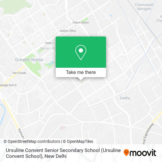 Ursuline Convent Senior Secondary School (Ursuline Convent School) map