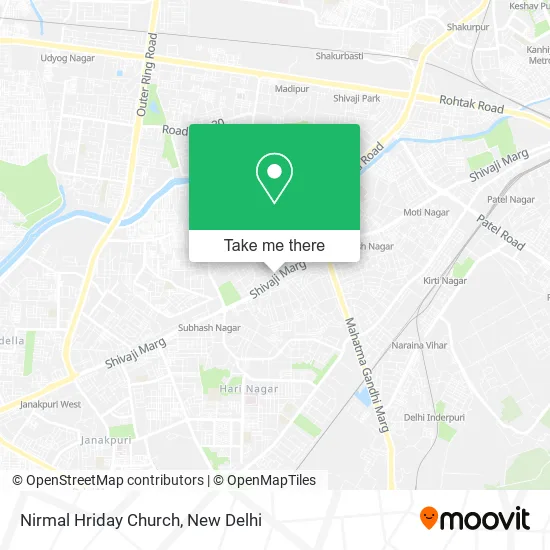 Nirmal Hriday Church map