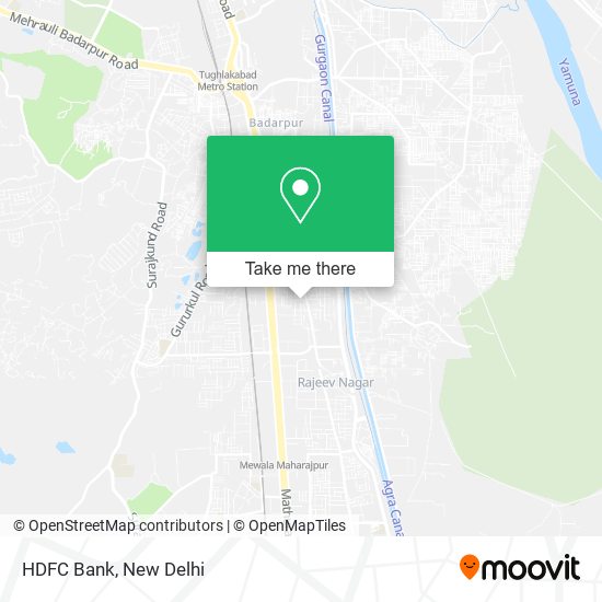 HDFC Bank map