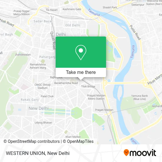 WESTERN UNION map