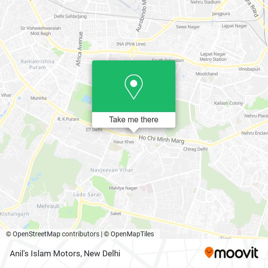 Anil's Islam Motors map