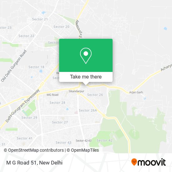 M G Road 51 map