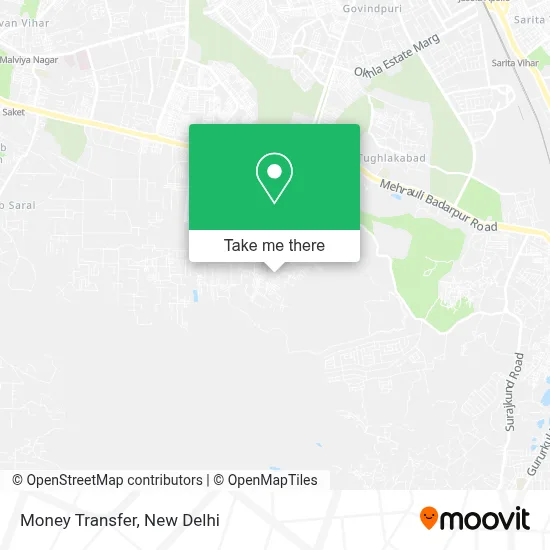 Money Transfer map
