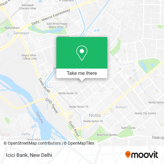 Icici Bank map