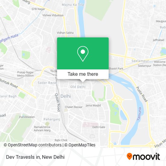 Dev Travesls in map