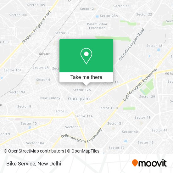 Bike Service map