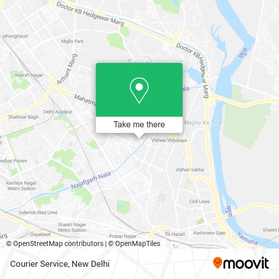 Courier Service map