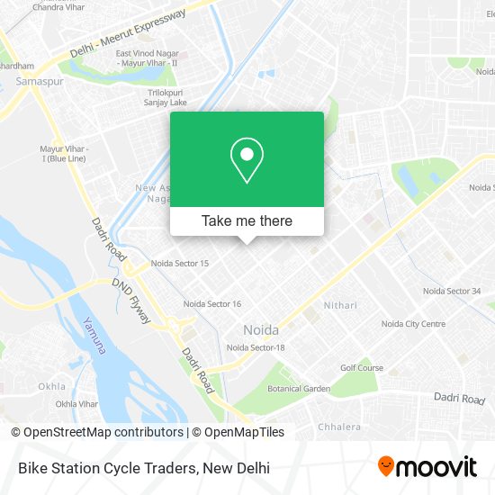 Bike Station Cycle Traders map