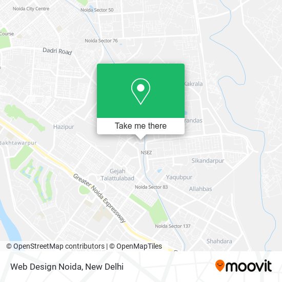 Web Design Noida map