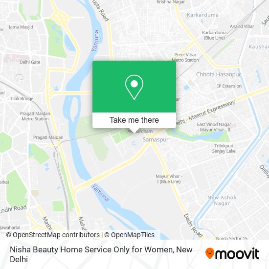 Nisha Beauty Home Service Only for Women map