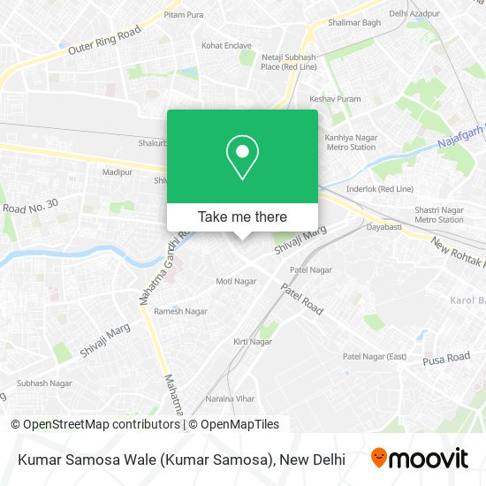 Kumar Samosa Wale map