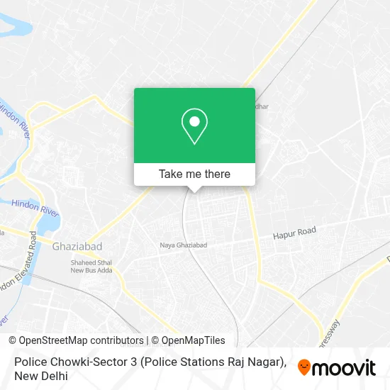 Police Chowki-Sector 3 (Police Stations Raj Nagar) map