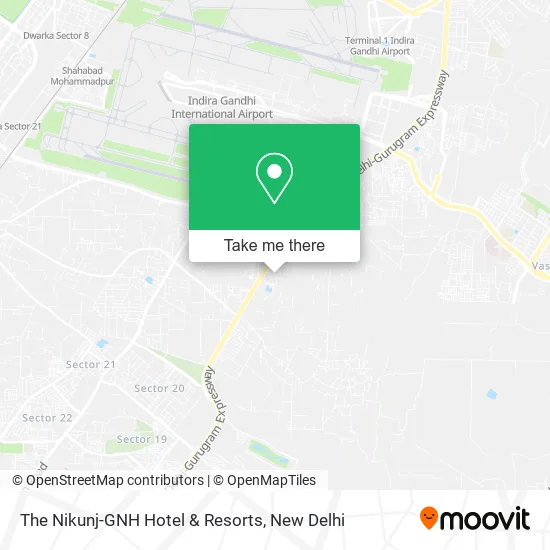 The Nikunj-GNH Hotel & Resorts map