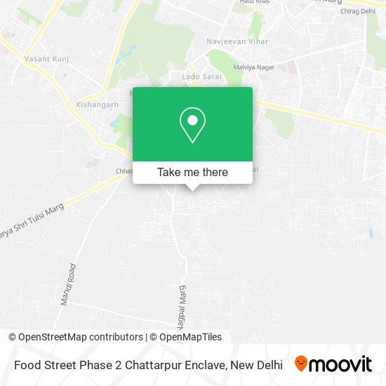 Food Street Phase 2 Chattarpur Enclave map