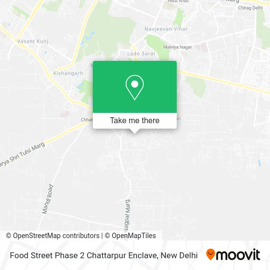 Food Street Phase 2 Chattarpur Enclave map