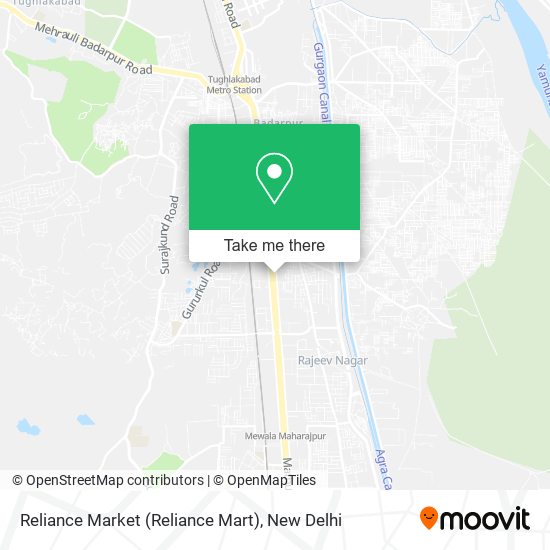 Reliance Market (Reliance Mart) map