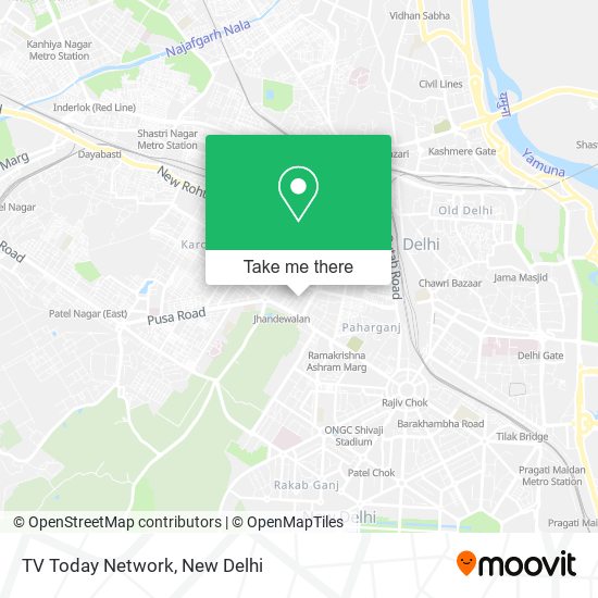 TV Today Network map