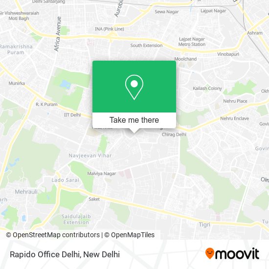 Rapido Office Delhi map