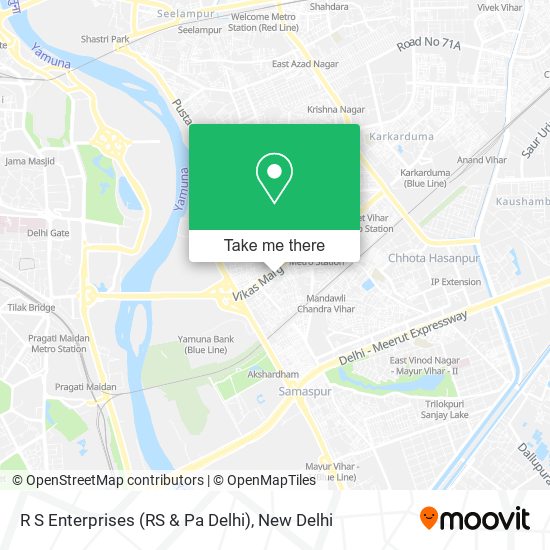 R S Enterprises (RS & Pa Delhi) map