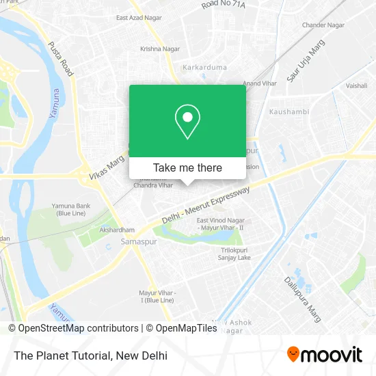 The Planet Tutorial map