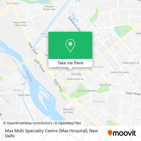 Max Multi Speciality Centre (Max Hospital) map