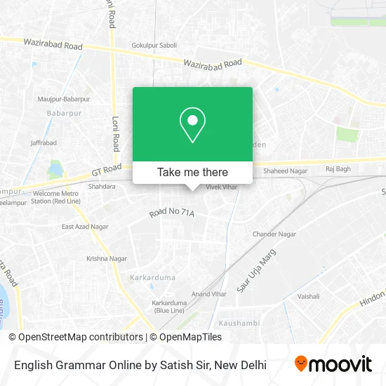 English Grammar Online by Satish Sir map