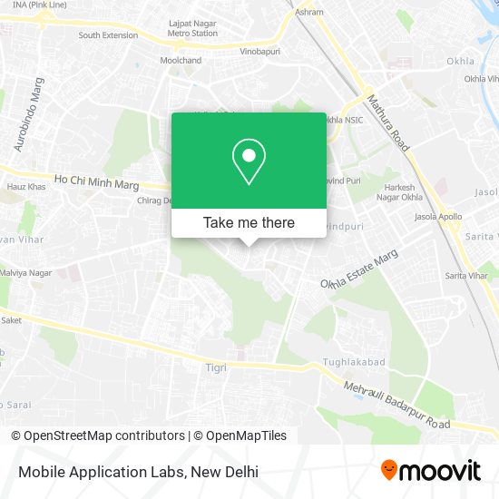 Mobile Application Labs map