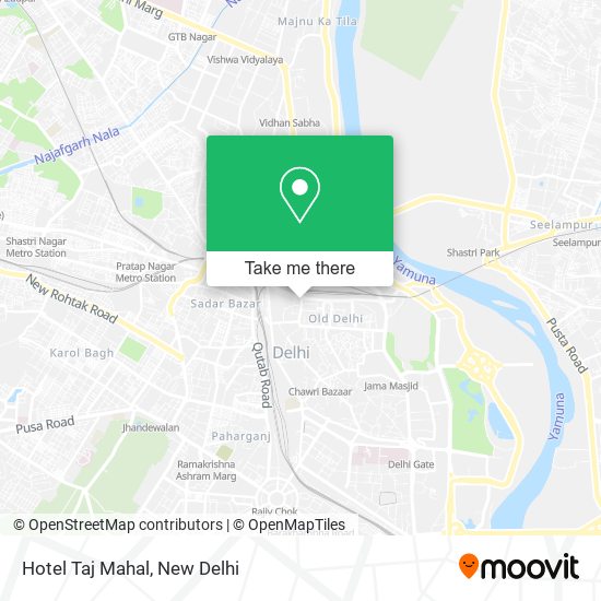 Hotel Taj Mahal map