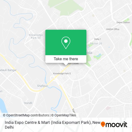 India Expo Centre & Mart (India Expomart Park) map