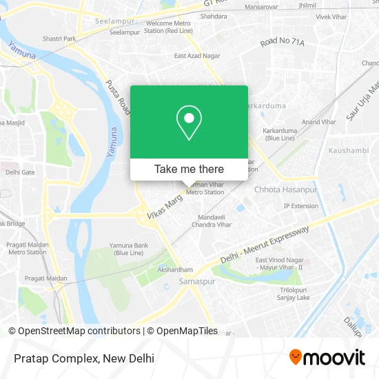Pratap Complex map