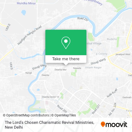 The Lord's Chosen Charismatic Revival Ministries map