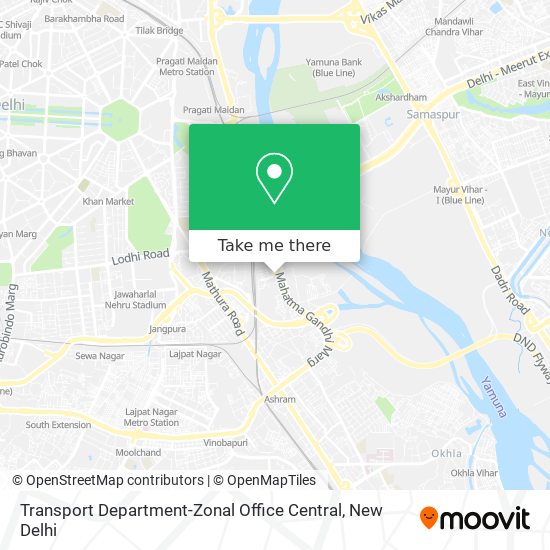 Transport Department-Zonal Office Central map