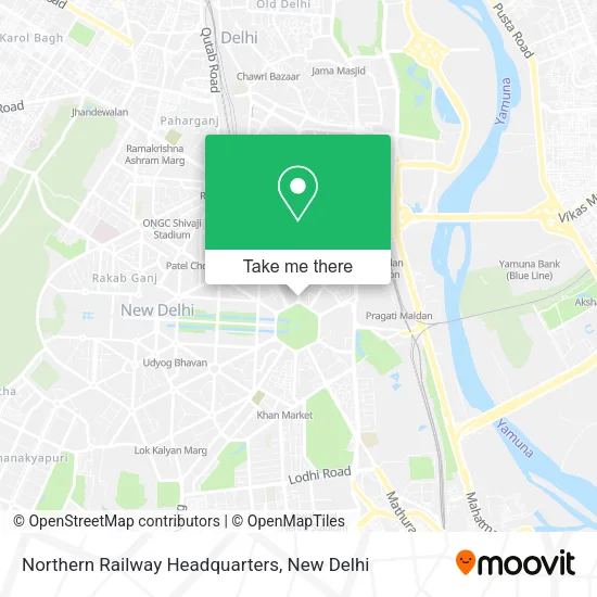 Northern Railway Headquarters map