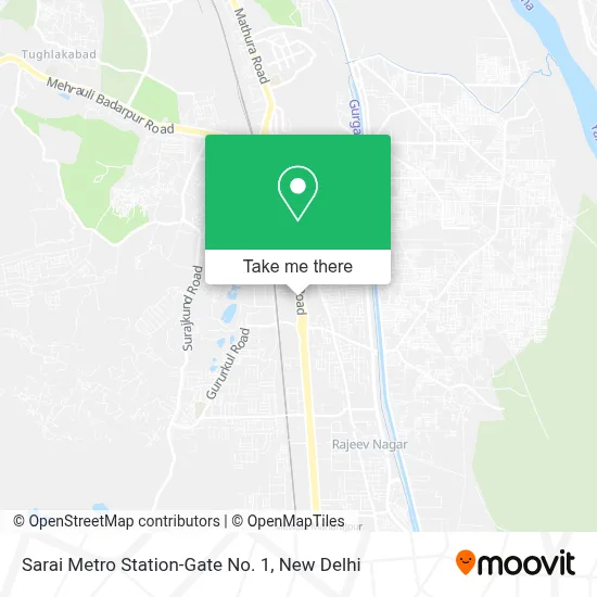 SARAI METRO STATION-GATE NO 1 map