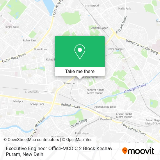 Executive Engineer Office-MCD C 2 Block Keshav Puram map