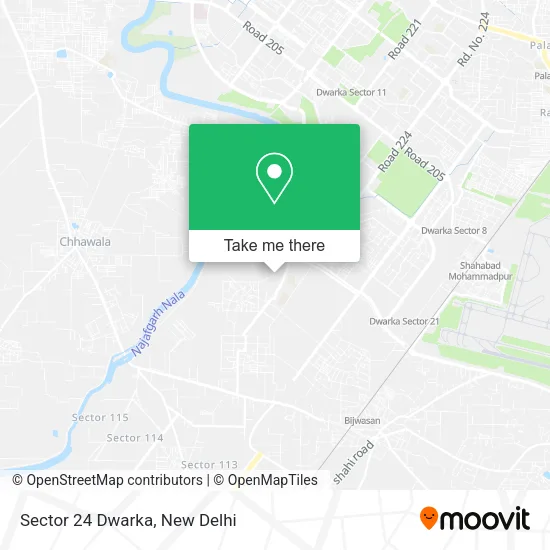 Sector 24 Dwarka map