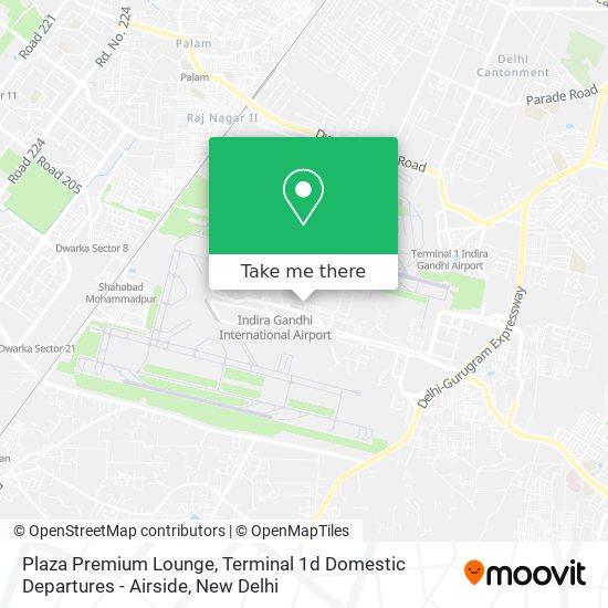 Plaza Premium Lounge, Terminal 1d Domestic Departures - Airside map