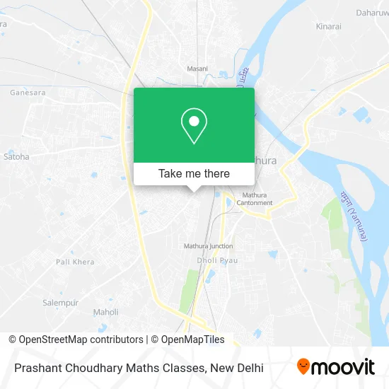 Prashant Choudhary Maths Classes map