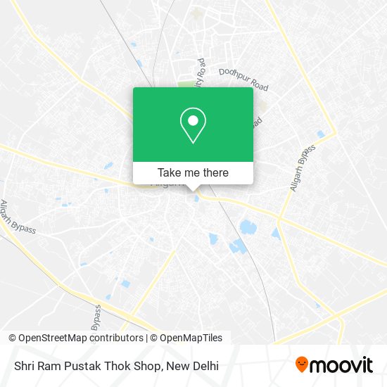 Shri Ram Pustak Thok Shop map