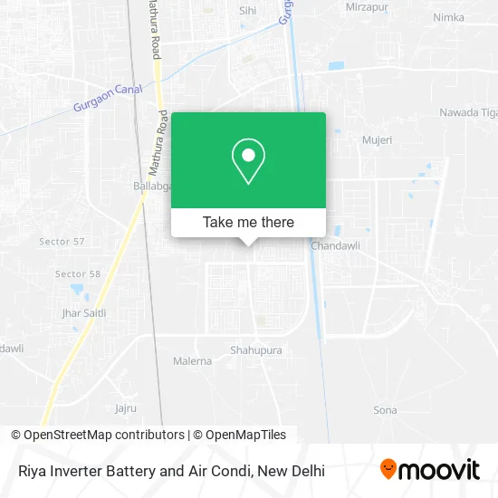 Riya Inverter Battery and Air Condi map