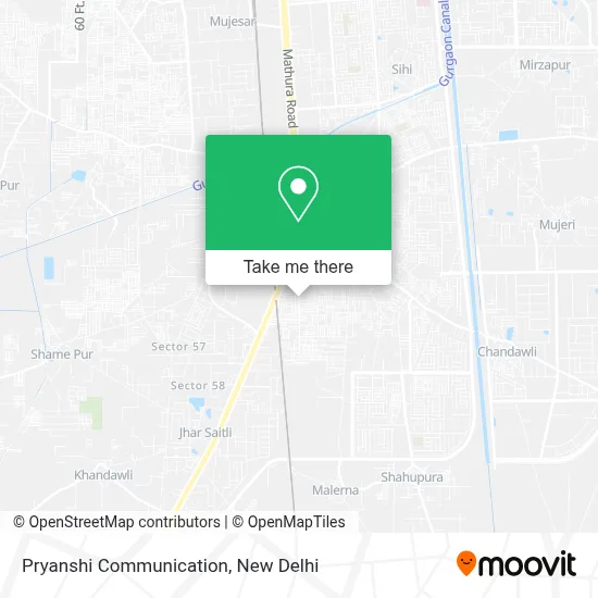 Pryanshi Communication map
