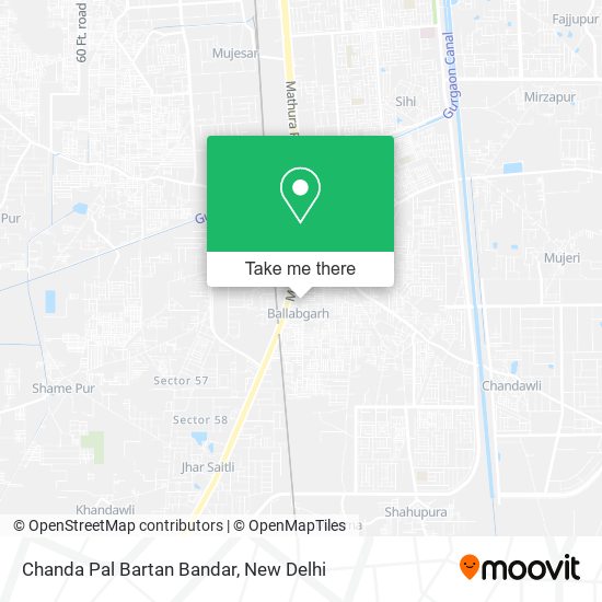 Chanda Pal Bartan Bandar map
