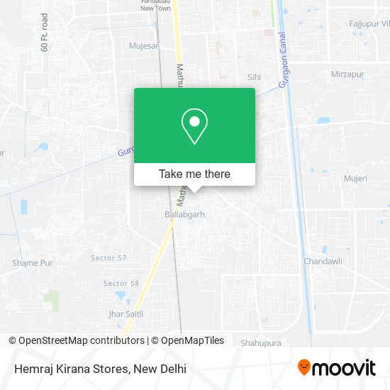 Hemraj Kirana Stores map