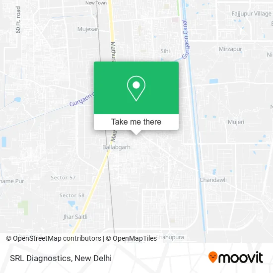 SRL Diagnostics map