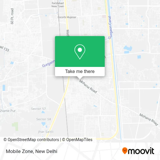 Mobile Zone map
