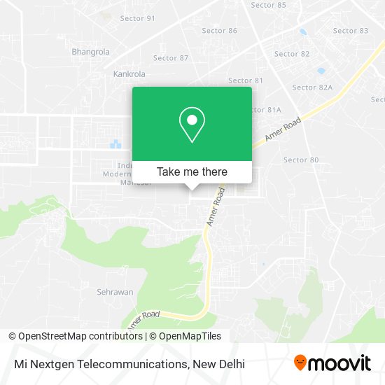Mi Nextgen Telecommunications map