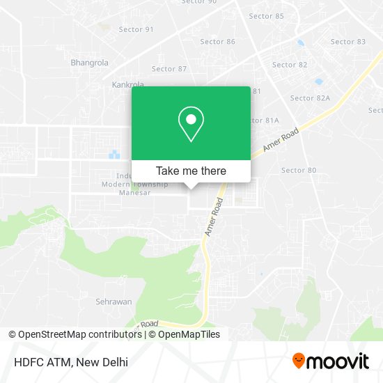 HDFC ATM map