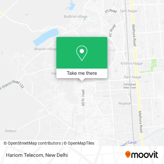 Hariom Telecom map