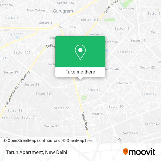 Tarun Apartment map